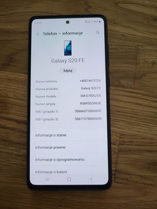 Samsung S20 FE DUAL SIM