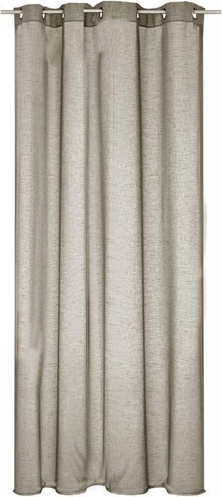 JEMIDI Zasłona Półprzezroczysta, 140 x 245 cm - Kolor Piaskowy