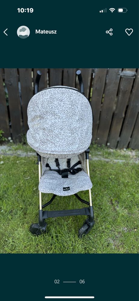 Wózek spacerowy Elodie Details 3.0 Stockholm Stroller „Dots Of Fauna
