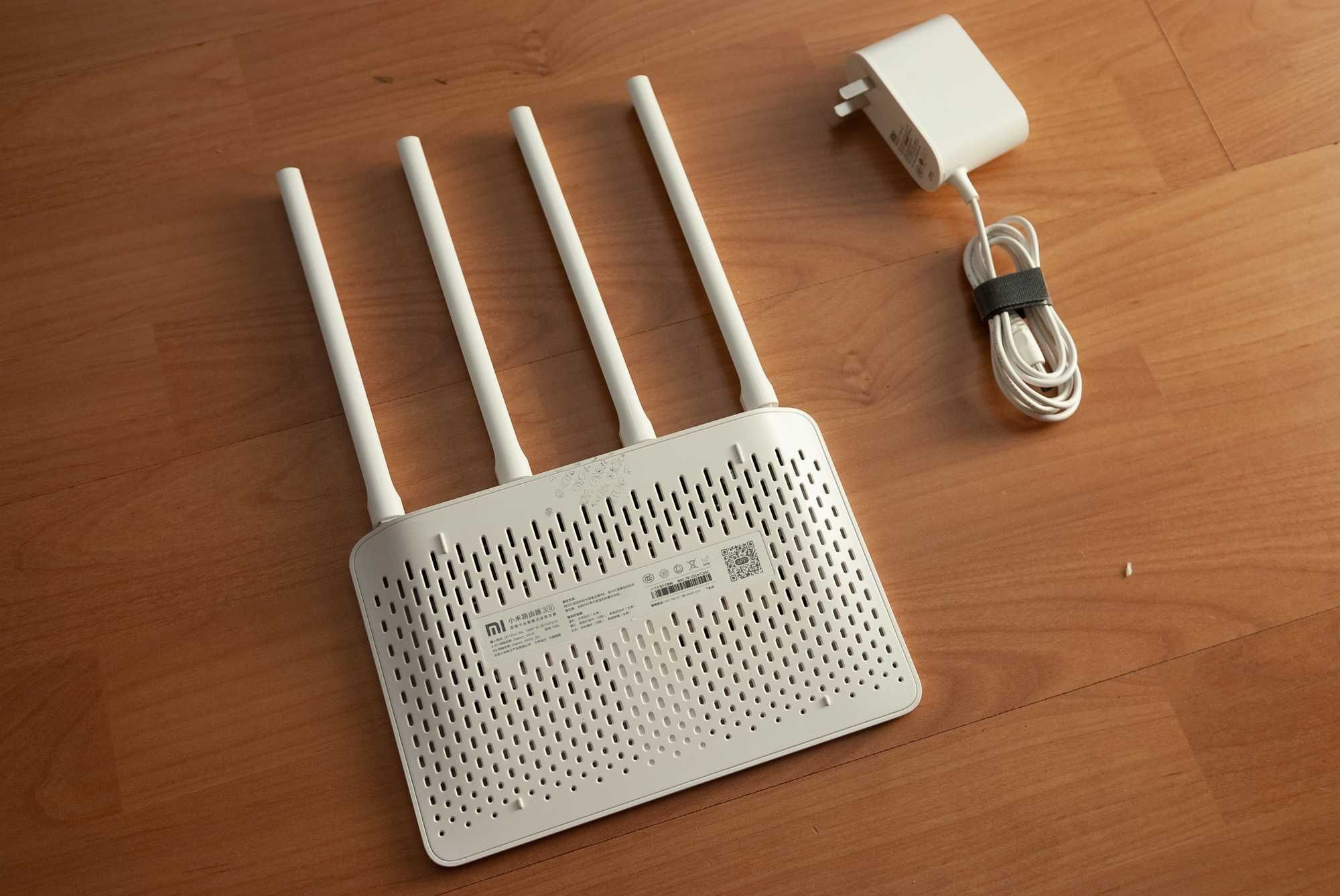 Router WiFi Xiaomi Mi 3G, padavan, zasilacz