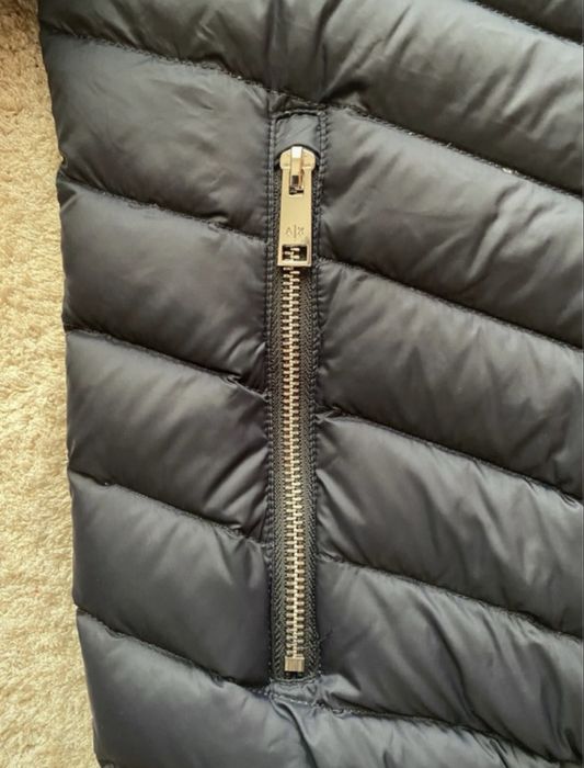 Double-faced padded jacket with zip Armani exchange