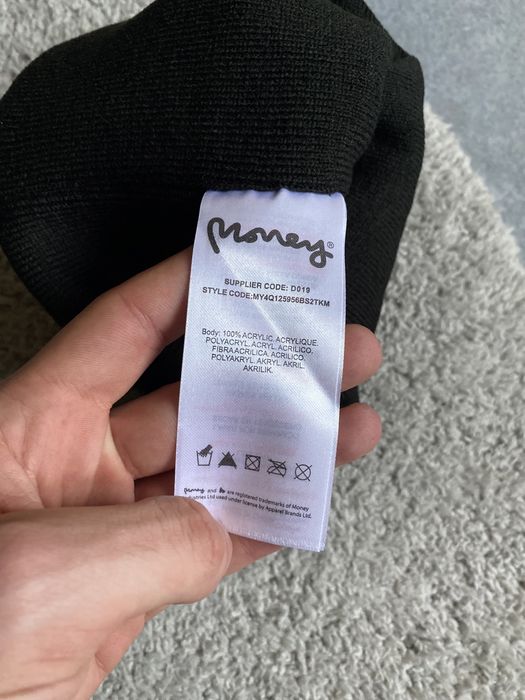 Money оригінал нова чоловіча шапка біні чорна тепла зимова