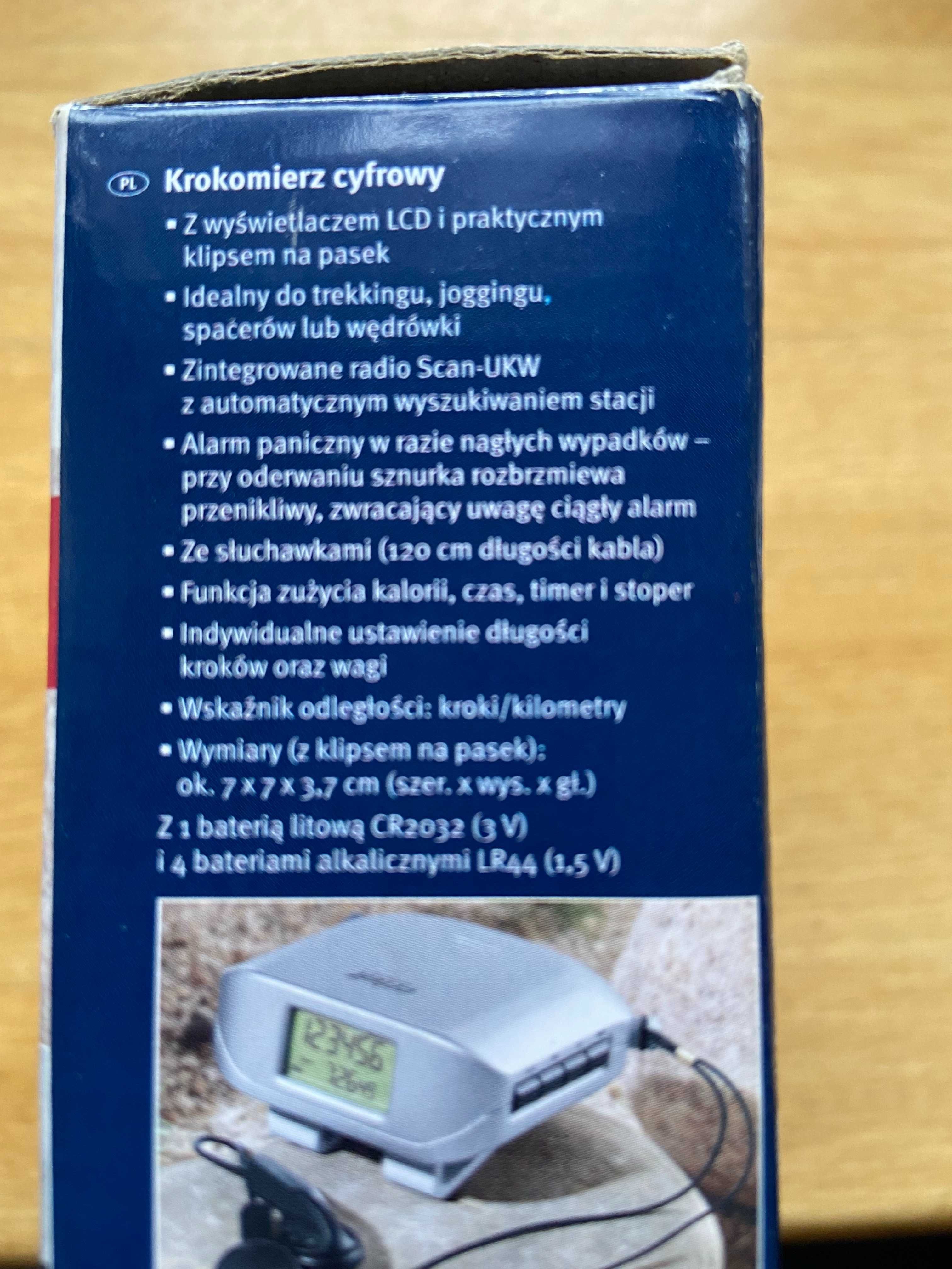 NOWY | Krokomierz Cyfrowy | Pedometr | CRIVIT