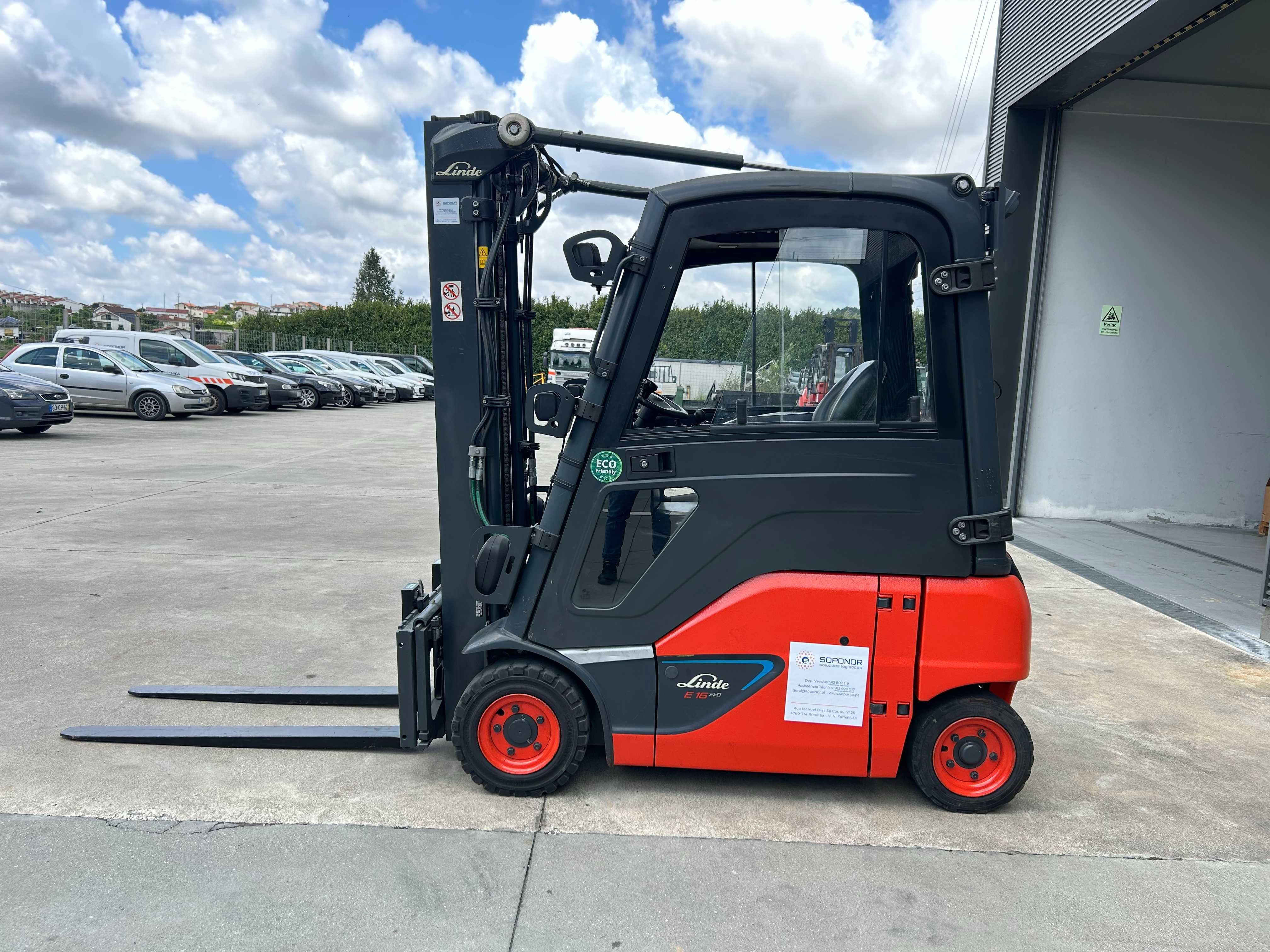 Empilhador Linde E16P-02 1600 Kgs Elétrico