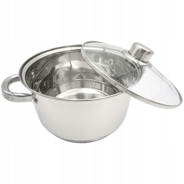 garnek do gotowania na parze stal 2x3l / śr.20cm