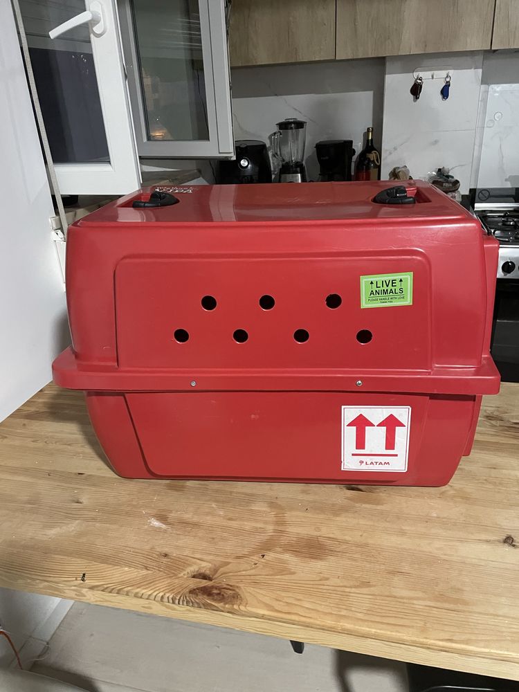 Caixa Transporte Pet Cão Gato Avião Padrão Iata Tamanho 4 N4