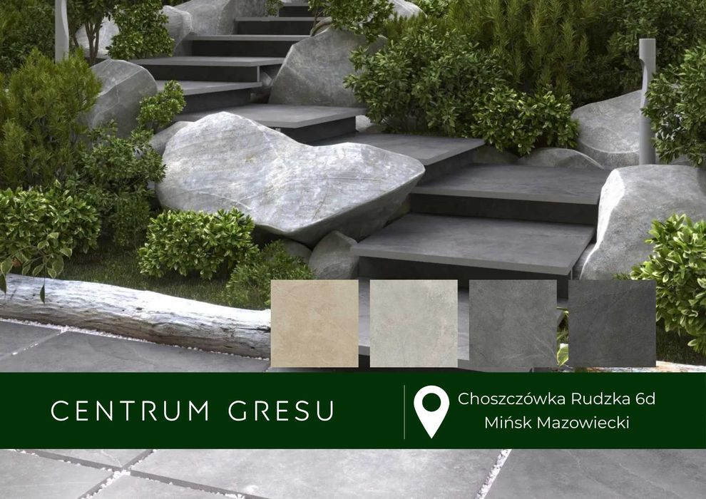 Płyta Płytka tarasowa ZOYA PIZARRA 60x60x2 cm GRES taras podjazd