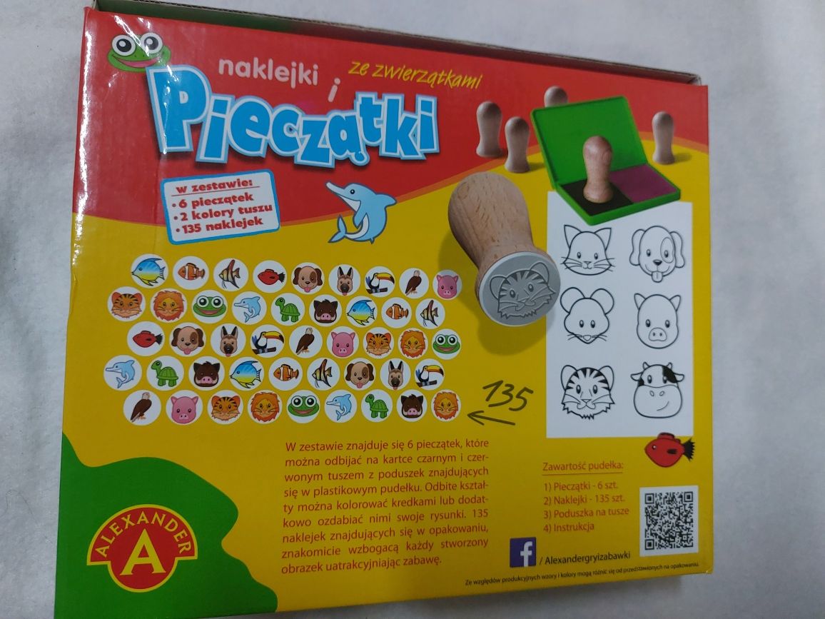 Naklejki i pieczątki ze zwierzątkami