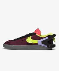 Кроссовки кеды Nike Blazer Low x Acronym Night Maroon