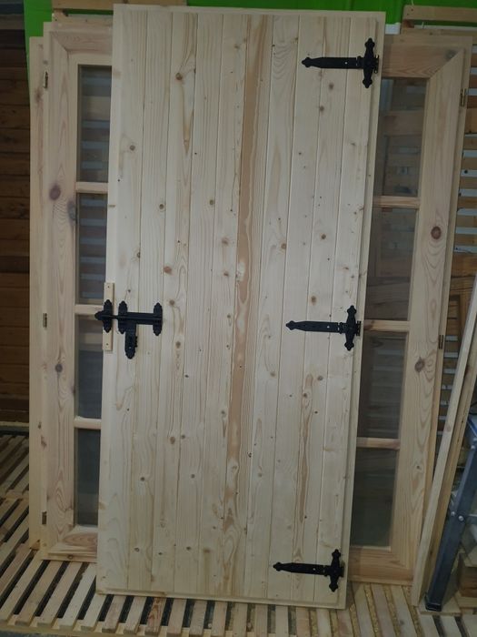 Drzwi drewniane loft 90 x 200
