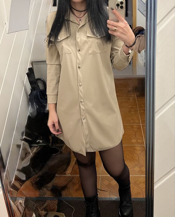 Плаття з еко шкіри