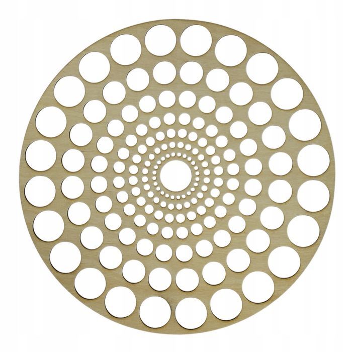 Panel Ażurowy 30 cm Mandala drewniana W2 na wymiar