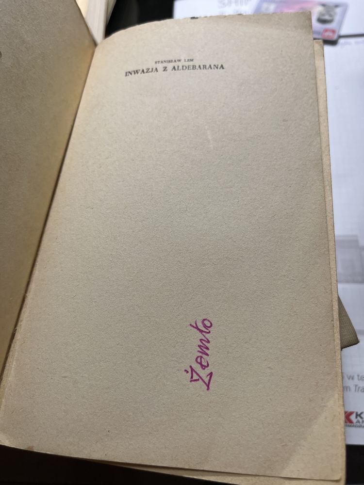 Stanisław Lem Inwazja z Aldebarana