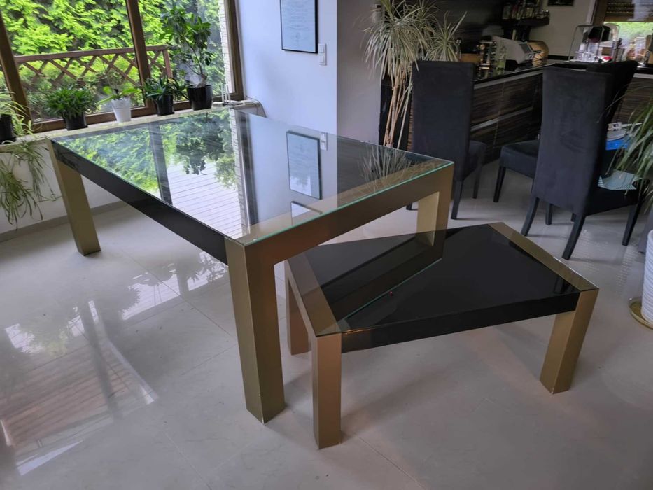 Zestaw 2 stołów - salon + jadalnia