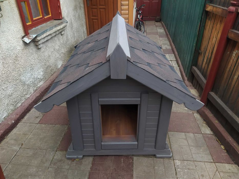 Утепленная будка для большой собаки ( большая буда )