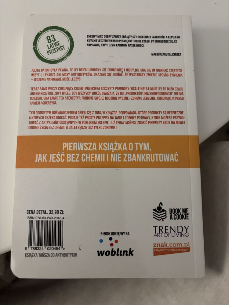 Julita Bator Zamień chemię na jedzenie