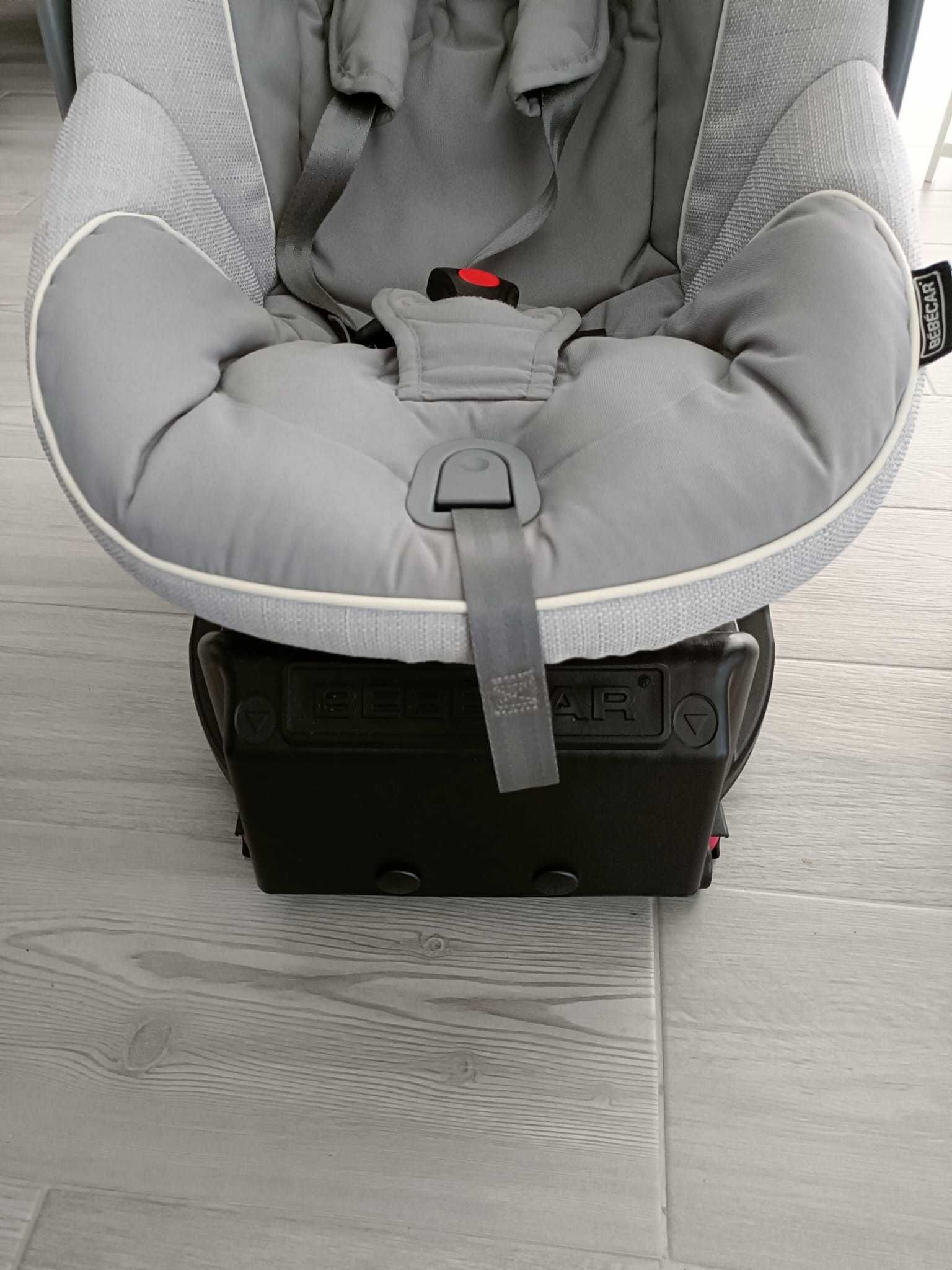 Carrinho Bebecar, ovo e base isofix Hip Hop evolution magic