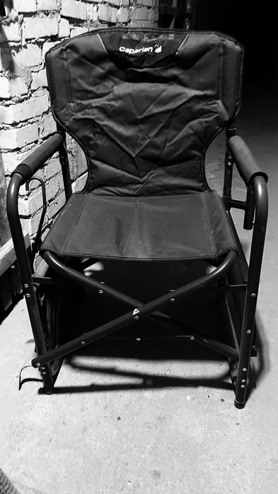 Krzesło wędkarskie składane Caperlan Essenseat 500 Comfort