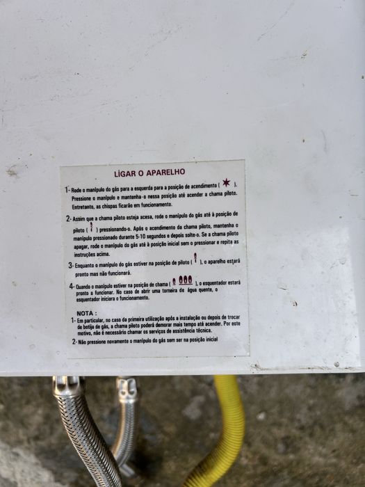 Esquentador Junex funcional