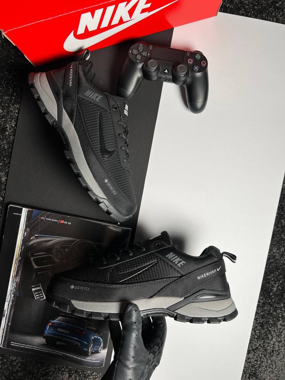 Чоловічі Зимові кросівки Nike Rivah Gore-Tex Termo Чорні