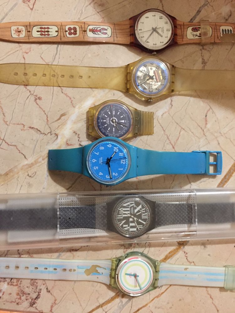 Swatch variados alguns modelos