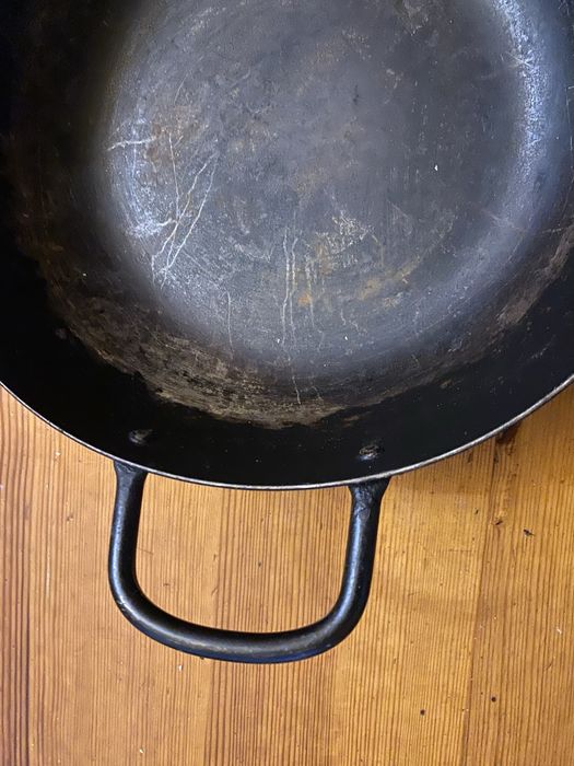 Сковорода сотейник углеродка кованная