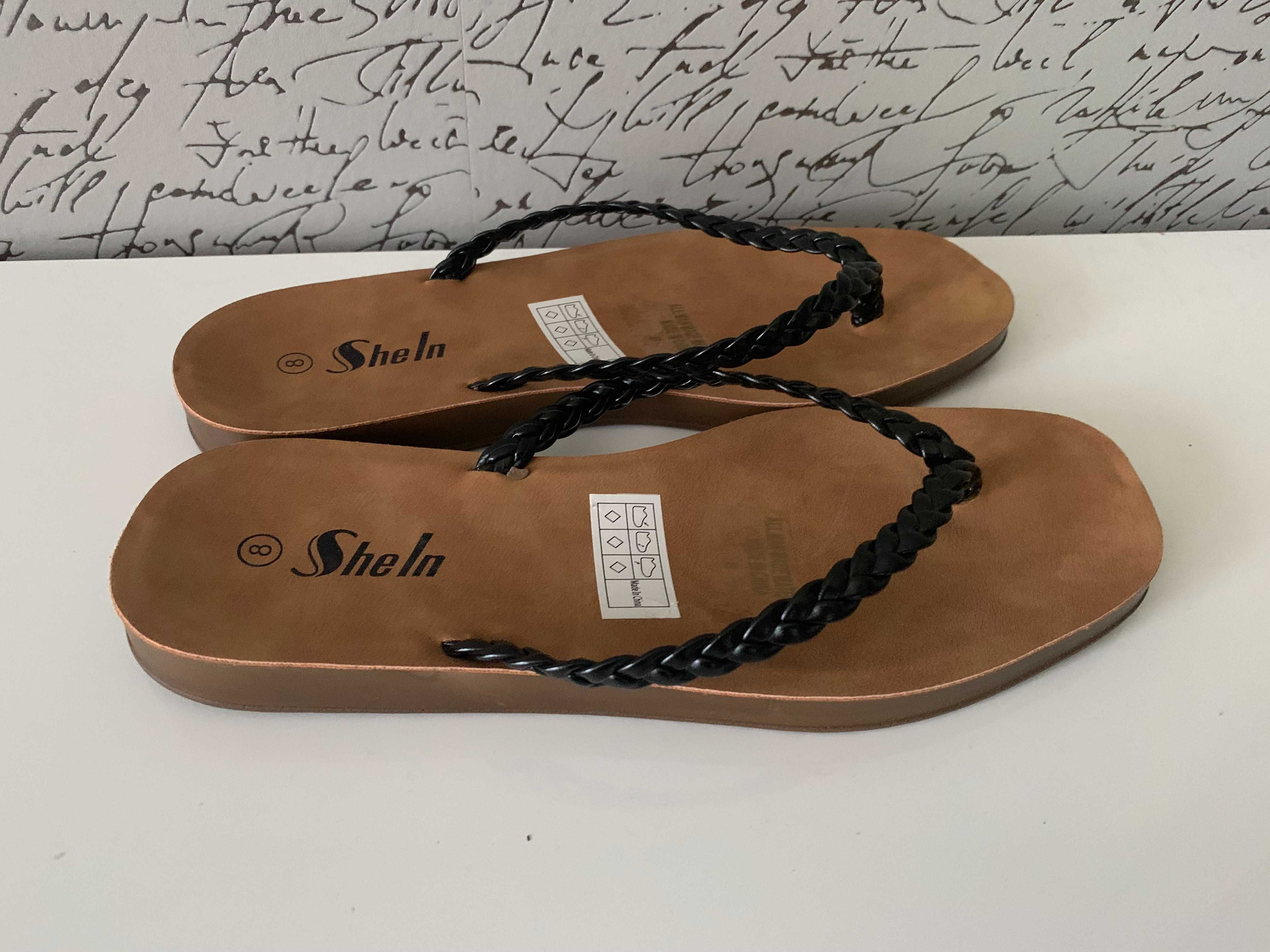 Sheln śliczne nowe buty sandałki japonki 41