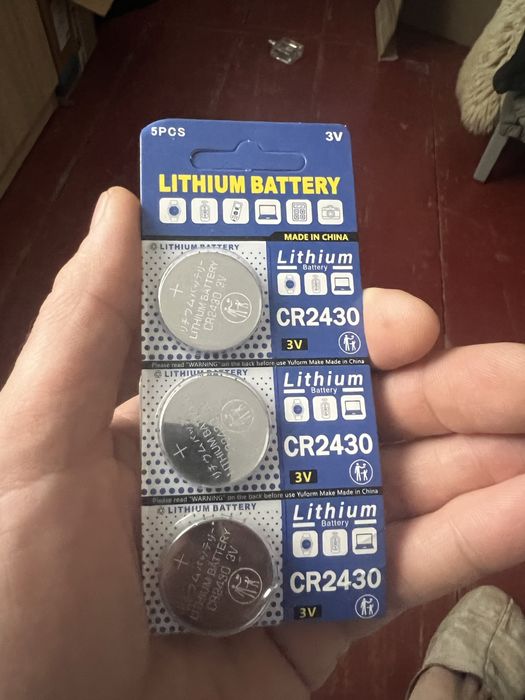 Літієва батарея cr 2430