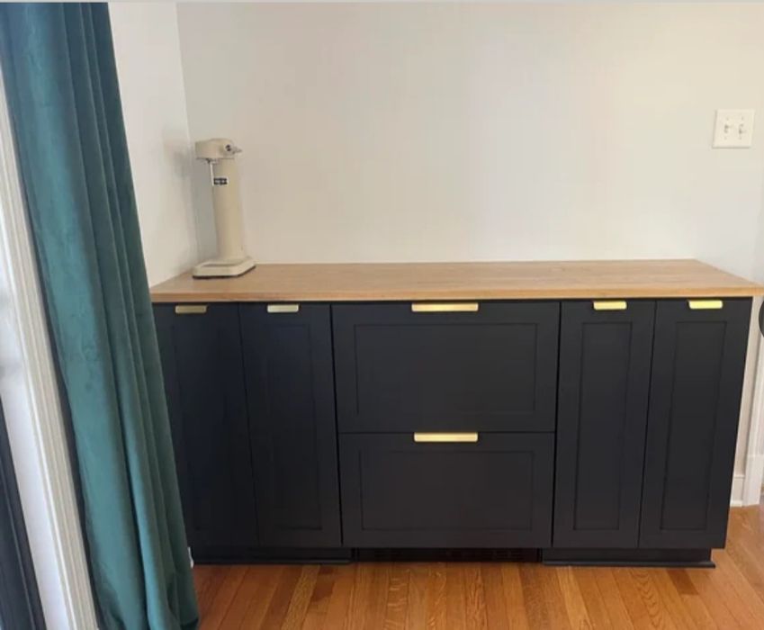 Komoda Dąb Halifax Naturalny - Czarny Półmat NOWA, okazja!