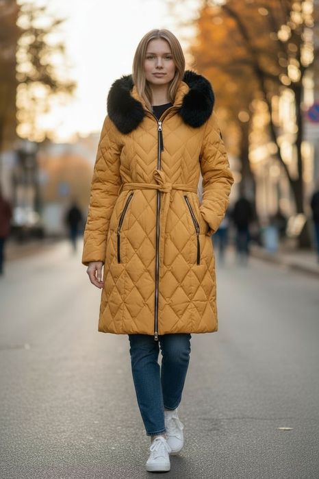 Зимняя куртка пух / перо 48р