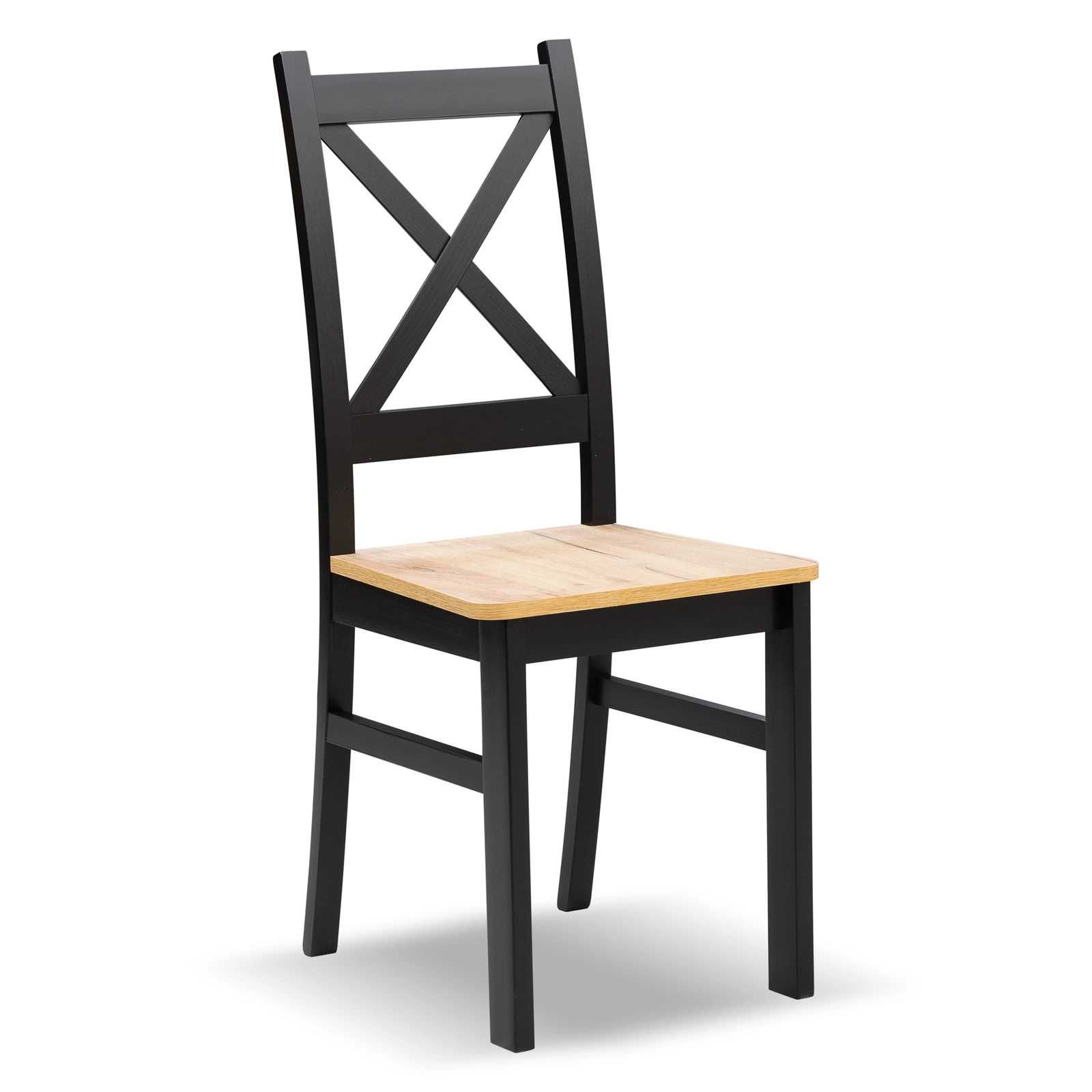 Stół rozkładany 140/195x80 + 4 krzesła krzyżak Stół z krzesłami