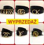 Skórzany Pasek Damski Guess Pinko LV CK GG Karl Tommy RLL Gucci
