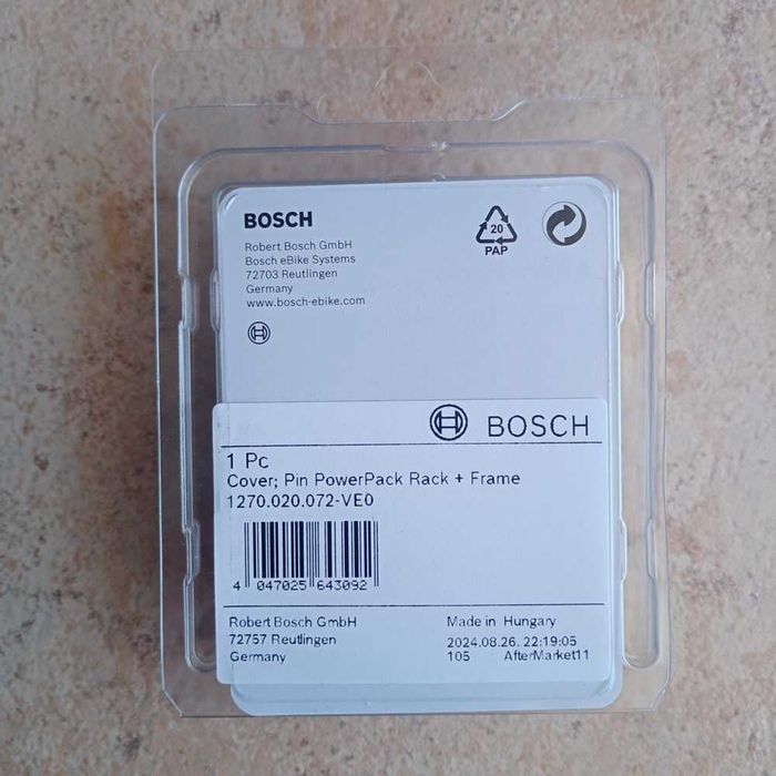 Bosch Proteção contra a corrosão da tampa de pinos