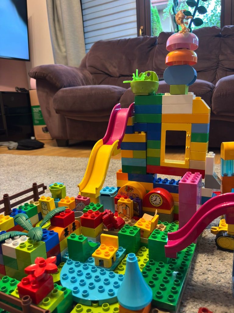 LEGO Duplo, zwierzęta,samochody, zestawy 10906,10840