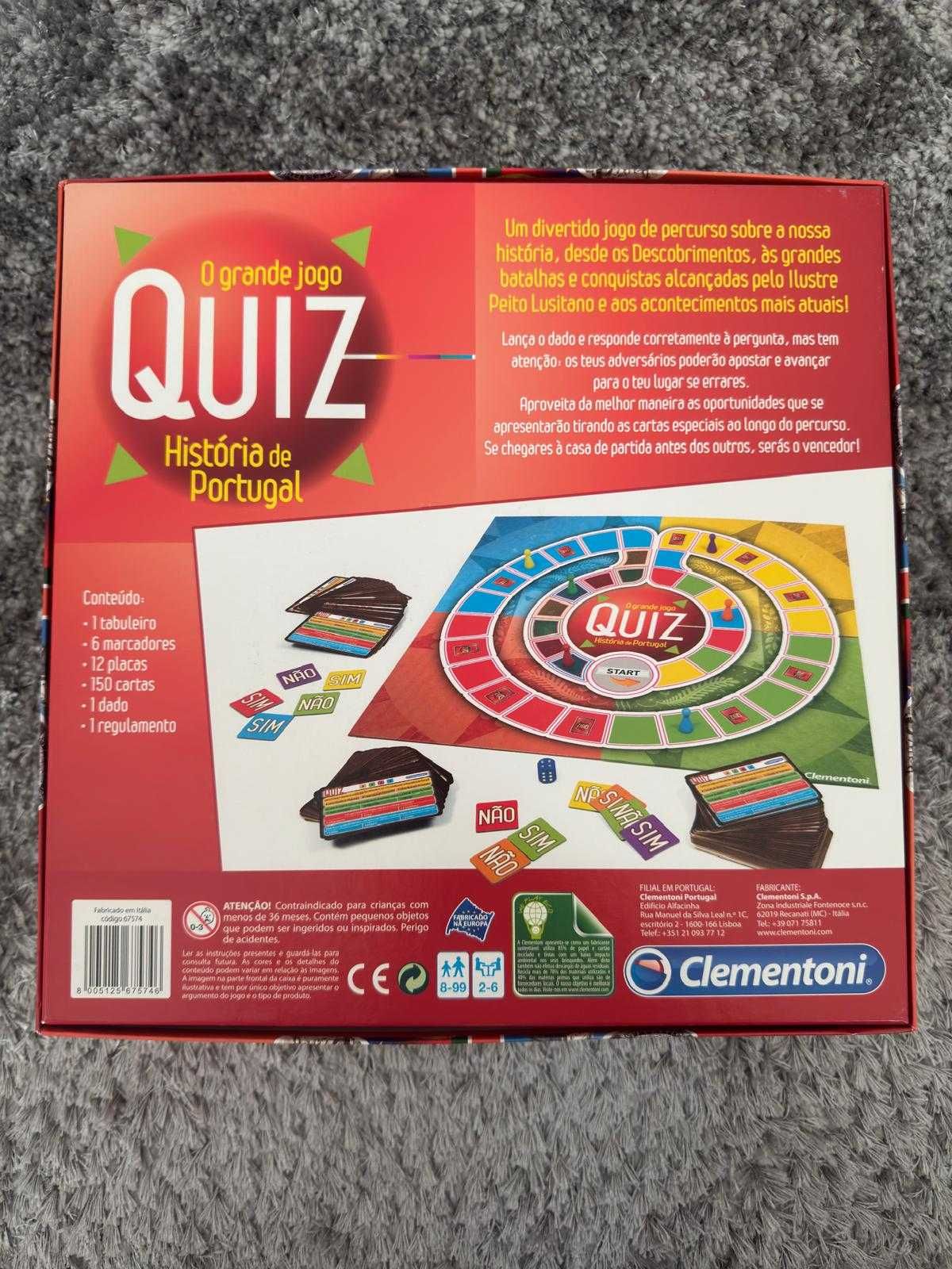 Jogo Clementoni Quiz Portugal