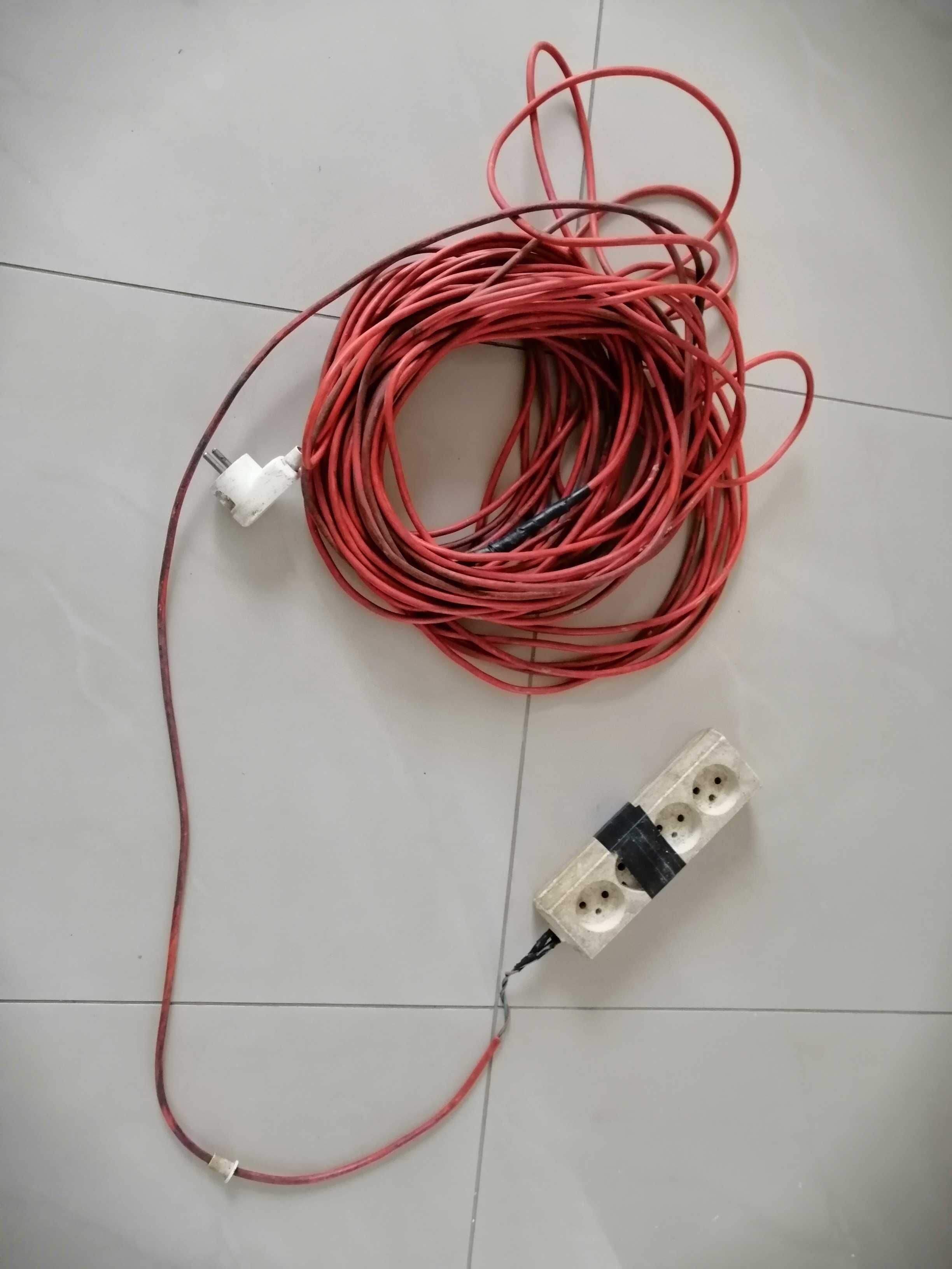 Przedłużacz ogrodowy 32,5 m kabel do kosiarki