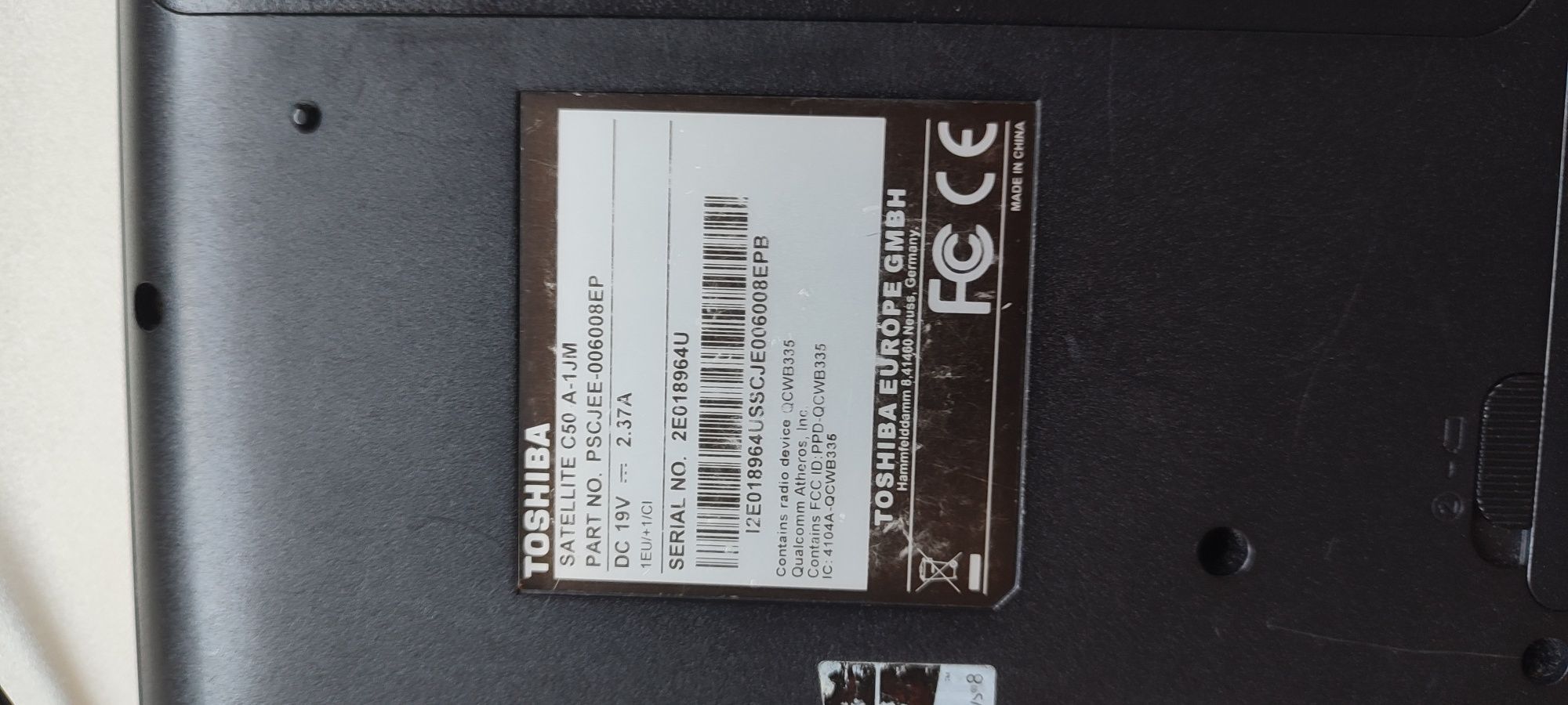 PC portátil Toshiba