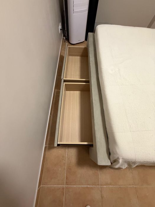 Cama de casal Bia com 4 gavetas 160 x 200cm