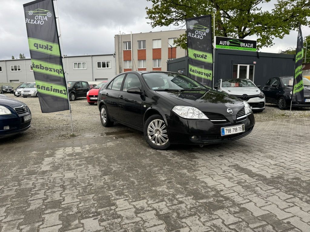 Nissan Primera 1.9d// klima//elektryka// opłaty//6 biegów//zamiana