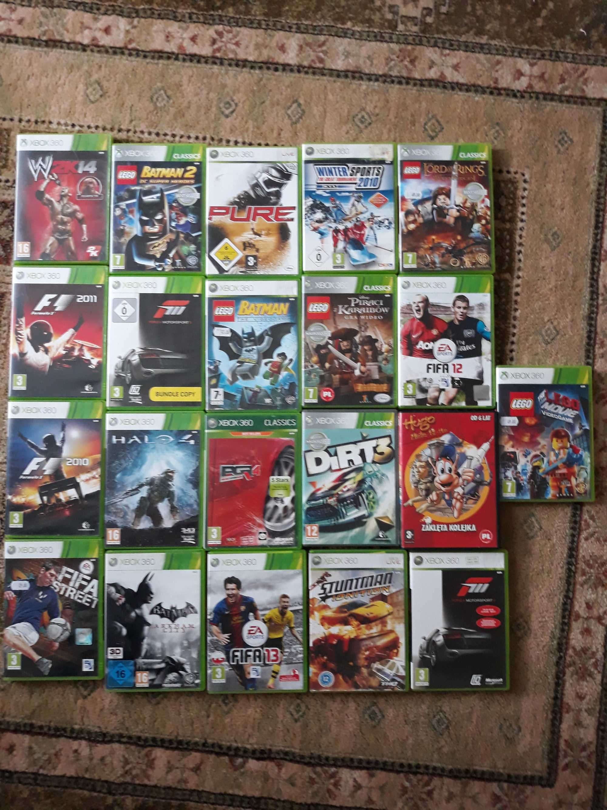 !! Zestaw gier na konsole XBOX 360