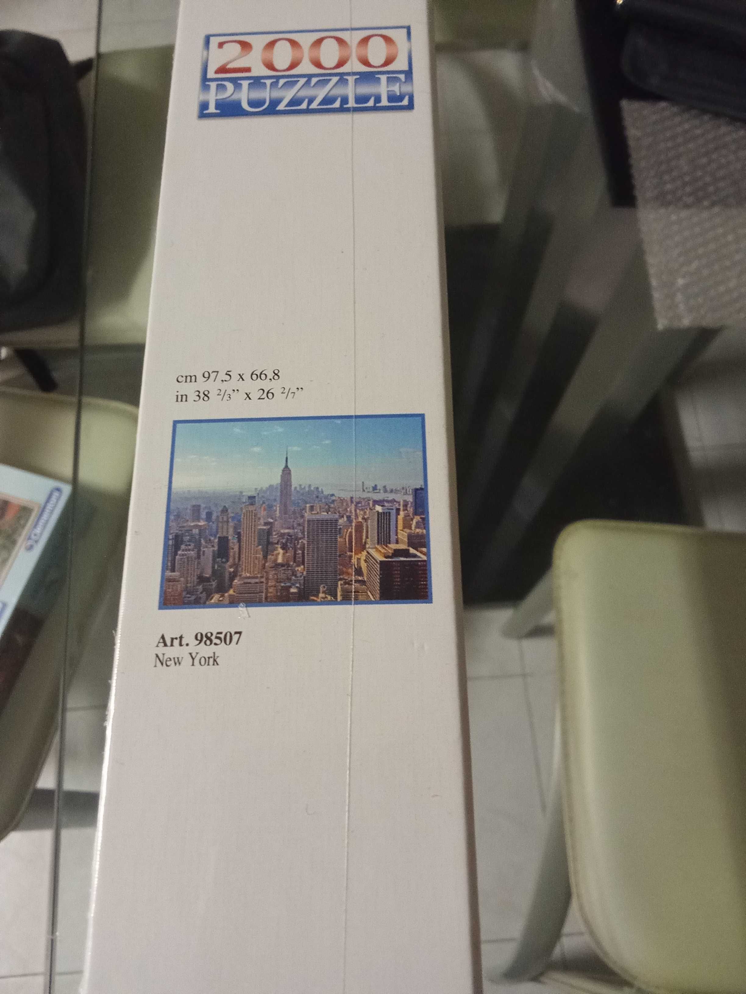 Vendo 2 puzzles novos de alta qualidade ainda fechados  com 2000 mil p