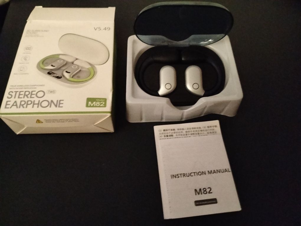 Auriculares Open Ear Bluetooth 5.49 Qualidade de Som Reforçada