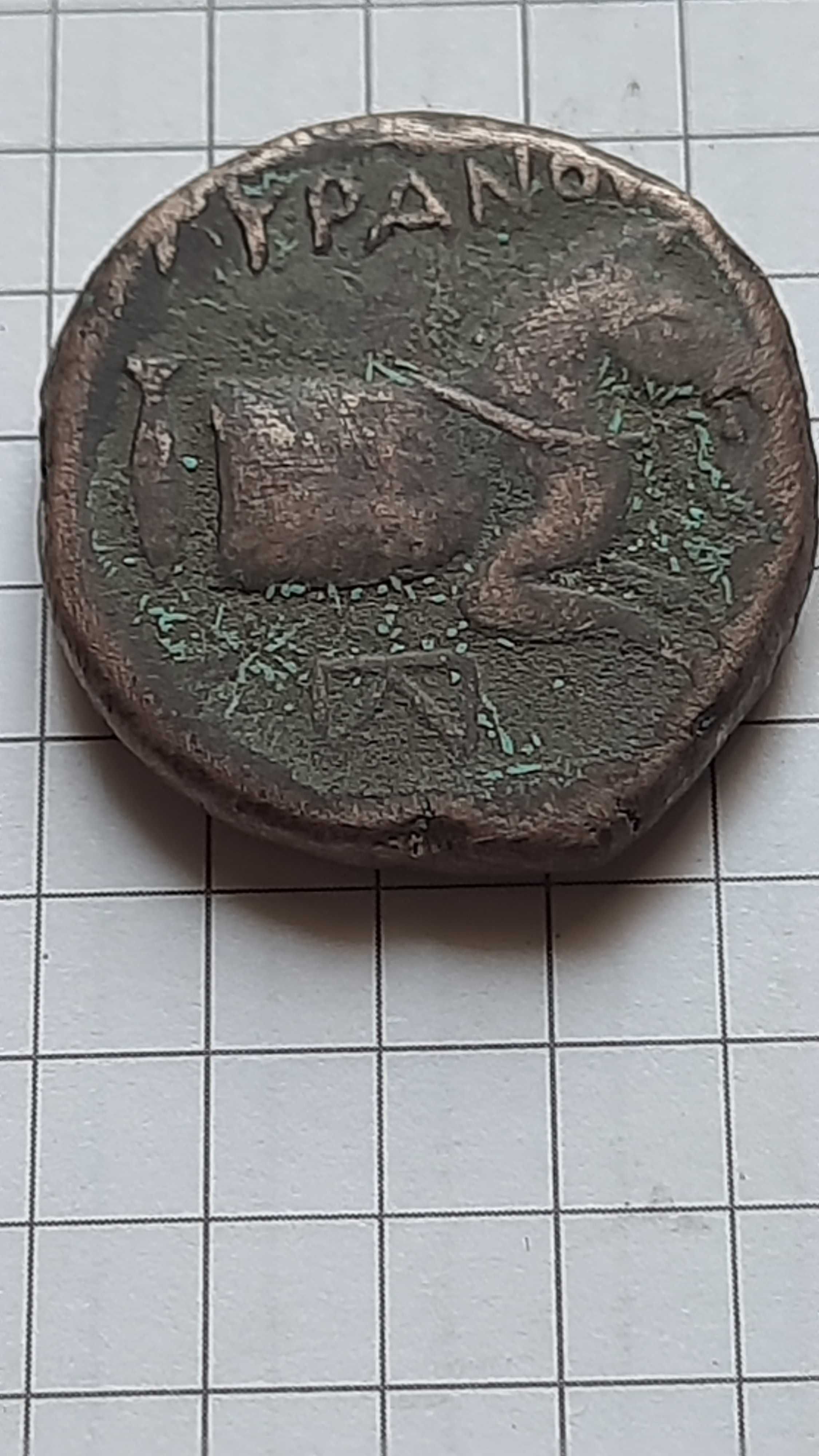Монета антична , срібна тетрадрахма TYRANON