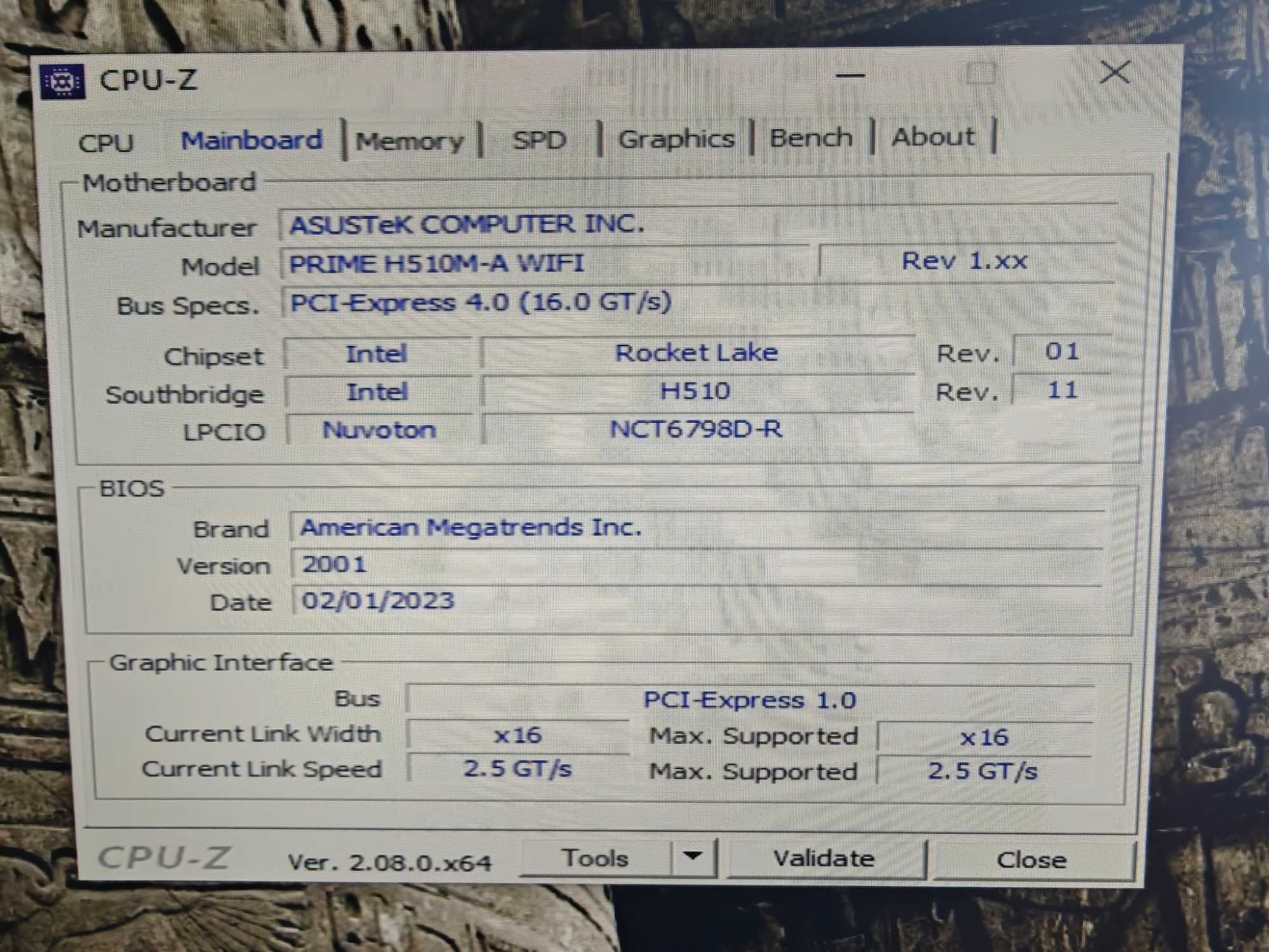 Комплект ASUS Prime H510M-A WiFi / Intel Core i5-11400F / 16GB DDR4