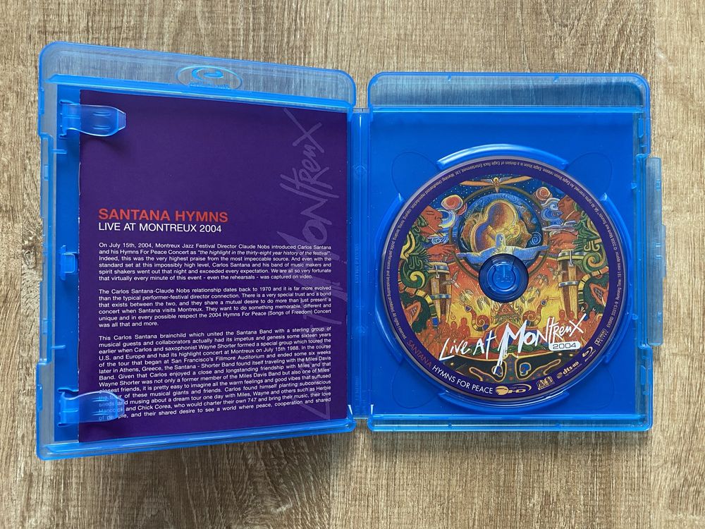Santana - Hymns for Peace Live at Montreux 2004 BLU-RAY