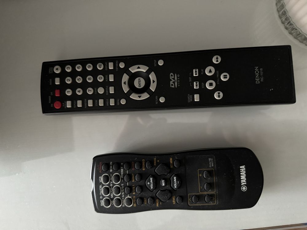 Yamaha amplituner+cd denon+głośniki