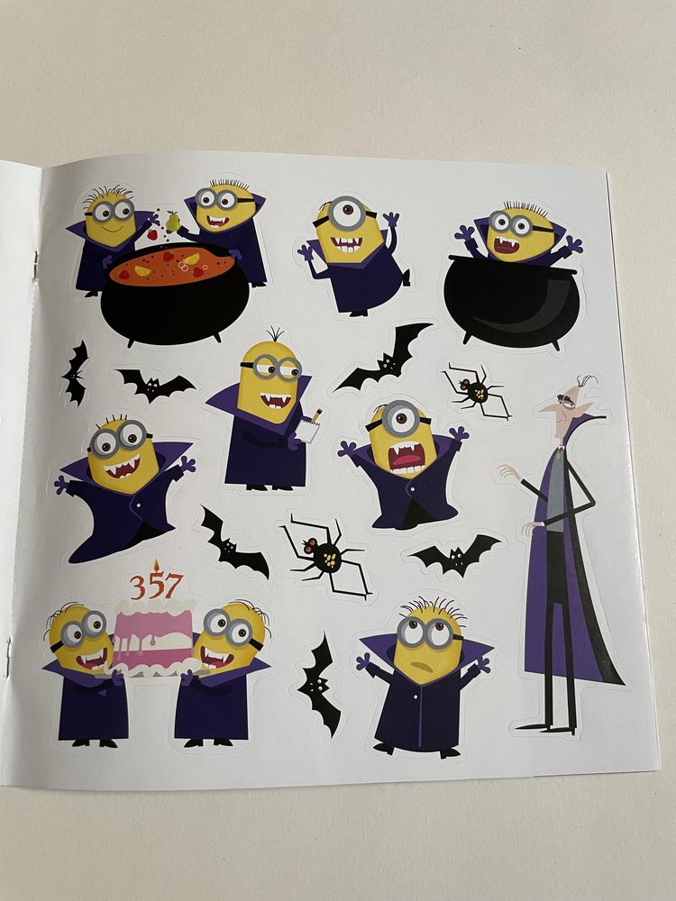 Ksiażka minionki ,,ostatnie urodziny drakuli’’