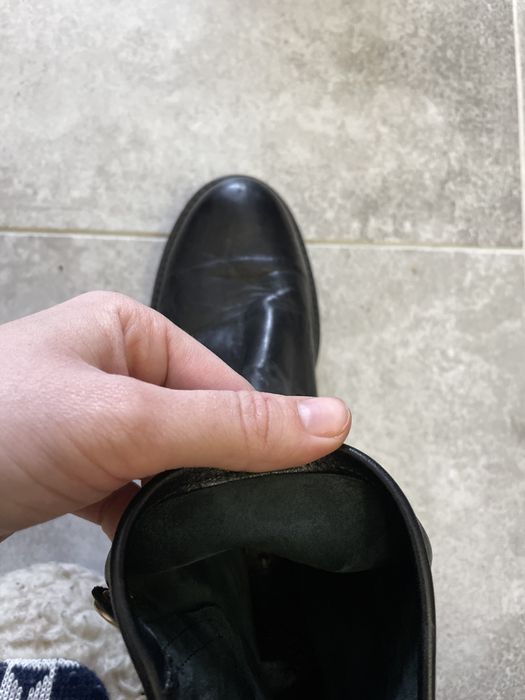 Шкіряні осінні чобітки, чоботи, нівчоботи козаки