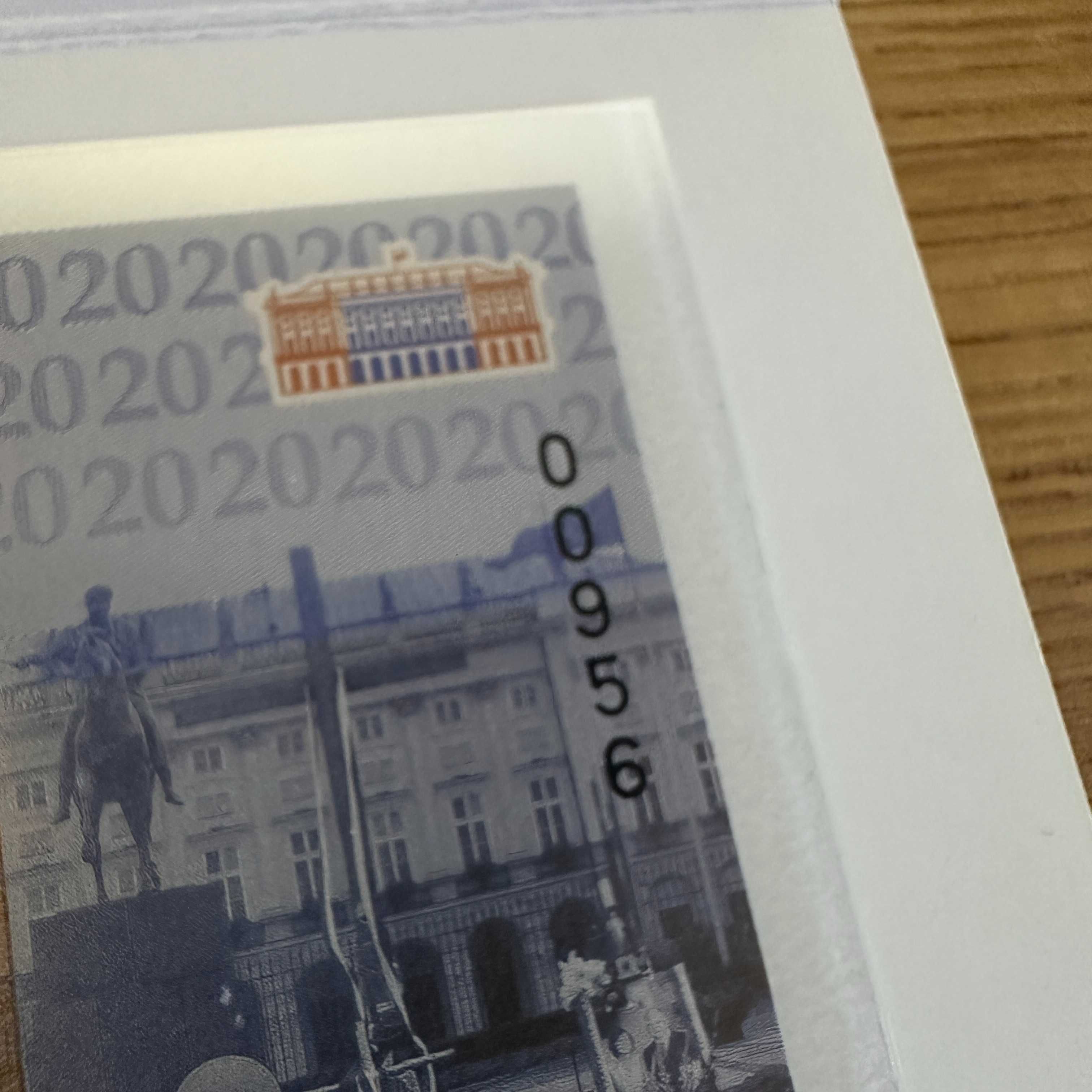 20zł Kaczyński nr.956 banknot kolekcjonerski + FOLDER