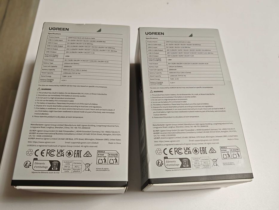 UGREEN Nexode 130W 20000mAh